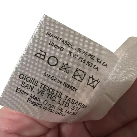 NEW- NWT! Gigii's Tessa Crep Dress - White as XS - Picture 11 of 12